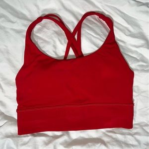Lululemon limited edition red bra top